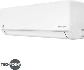 Aparat de aer conditionat cu invertor TechPoint NPT 24 X-PRO NORDIC, 24000 BTU, 45 m², A++, Wi-Fi, R-32, Golden Fin, Alb