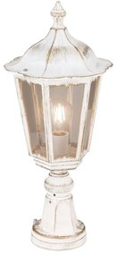 Stalp iluminat exterior stil clasic IP43 H53 Puchberg AL 11K/82503 weiß-gold/rauch OR