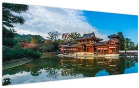 Tablou - Templul Byodo-in, Japonia (120x50 cm)