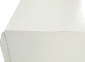 Comodă, albă strălucitoare HG/stejar sonoma închis, LYNATET TYP 42
