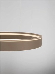 Lustra LED design circular OLIVIA bej D-78cm