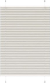 vidaXL Jaluzea plisată gri deschis 85x150cm Lățime țesătură 84,4 cm