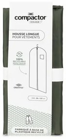 Husă lungă pentru rochii și costume GreenTex,Compactor 58 x 137 cm, verde