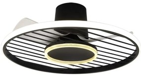 Lustra LED, Ventilator cu telecomanda, SOHO negru MA-8721