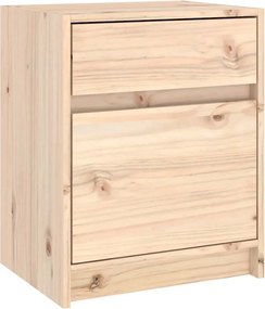 vidaXL Noptieră, 40x31x50 cm, lemn masiv de pin