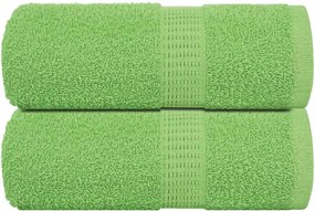 vidaXL Prosoape de baie, FROGN, 2 buc., verde măr, 30x30 cm, 360 g/m²