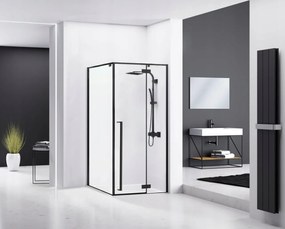 Cabina dus Fargo negru - 90x120 cm