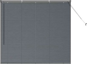 vidaXL Jaluzele venetiene Manual Gri închis 130 x 140 cm Aluminiu