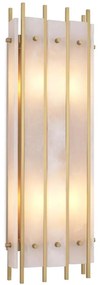 Aplica perete LUX Sparks L, alama antic/ alabastru