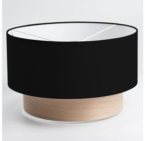 Abajur universal KERIA, Ø 50 cm, negru/maro