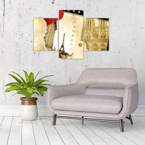 Tablou - Amintiri din Paris (90x60 cm)