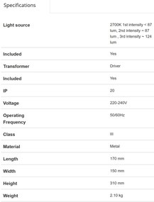 Lampa LED portabila JELLYFISH white 24524