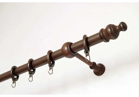 Galerie Lemn, accesorii incluse galerie lemn Apollo 160 cm nuc