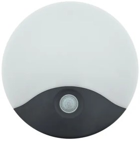 Aplica LED de exterior cu senzor de mișcare, 18W, 230V, IP44, antracit