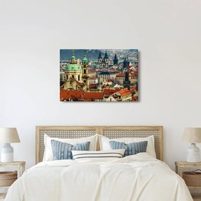 Tablou - Panorama din Praga (90x60 cm)