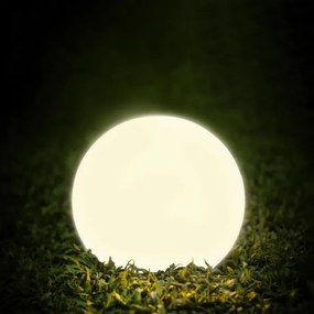 Lampă solară LED KULA, 3,2 V, 3000/4000/6500 K, Ø 20 cm, 500 mAh, IP65, albă