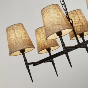 Lustra living sau bucatarie cu 8 brate Gothic