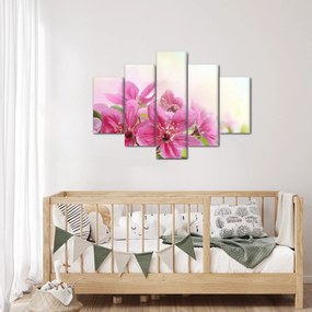 Tablou - Flori roz (150x105 cm)