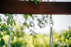 Fotoliu suspendat gri KOLUMBIA cu perna