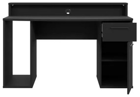 Birou cu iluminare IVAR, negru