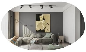 Oglindă de perete VANOMI 89x52 cm