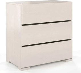 Comodă lemn masiv TerraCraft Pin 3 Sertare, 80 × 45 × 81 cm - Natural