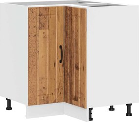 vidaXL Dulap de bază pentru colț de bucătărie „Lucca” Lemn vechi lemn