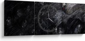 Tablou - Tristețe și renunțare (cu ceas) (90x30 cm)