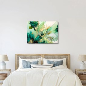 Tablou - Abstractizare verde (70x50 cm)