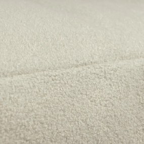 Fotoliu bean bag crem cu tapițerie din țesătură bouclé Sofa Tube 190 – SLOWDOWN