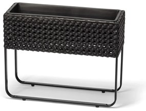 Ghiveci de grădină Bonami Essentials Magnolia, negru