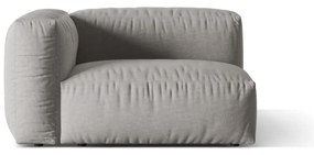 Modul pentru canapea modulară gri deschis (cu colț pe partea stângă ) Martina – Micadoni Home