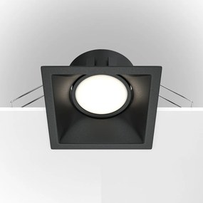 Spot incastrabil design tehnic Dot alb 9x9cm