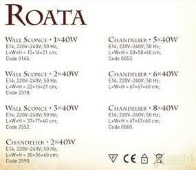 Candelabru rustic fabricat manual din lemn diam.30cm, 2 brate Roata WOOD-RO-SP2D30