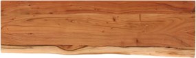 vidaXL Raft perete 110x30x2,5cm dreptunghiular lemn acacia margine vie
