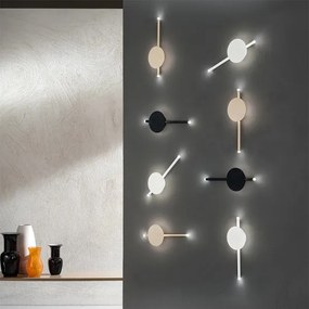 Ondaluce - Aplică LED dimabilă de perete JAMES LED/16W/230V aurie