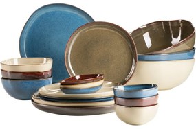 Set de farfurii plate Cordelia Sand 27 cm, 6bucăți