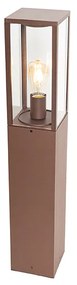 Lampă de podea industrială pentru exterior maro ruginit 80 cm IP44 - Charlois