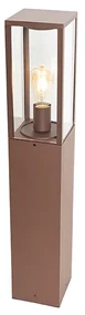 Lampă de podea industrială pentru exterior maro ruginit 80 cm IP44 - Charlois