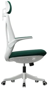 Scaun ergonomic Tania-H, Spătar Mesh, Gri/Verde