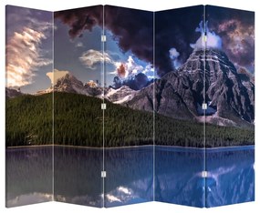 Paravan - Lac și munți (210x170 cm)