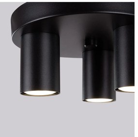 Plafonieră neagră Castro – Sollux