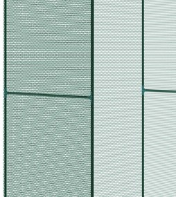 Outsunny Jaula de Cultivo para Plantas 120x120x180 cm cu Ușă Enrollabilă și Structură din Oțel pentru Grădină Terrasă Culoare Verde | Aosom Romania