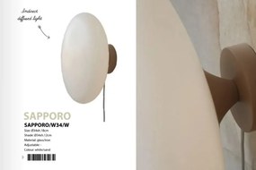 Aplica de perete design modern Sapporo L alb/sand