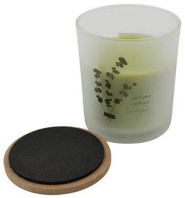 Lumânare parfumată în pahar aromă eucalipt