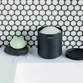 Cutie accesorii pentru baie Brabantia MindSet Mineral 1005686, Baza antiderapanta, Finisaj mineral, Gri
