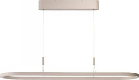 Lustra LED suspendata design modern LAYLA bej 3000K DIMM