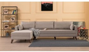 Colțar în L KORFU, crem, stânga