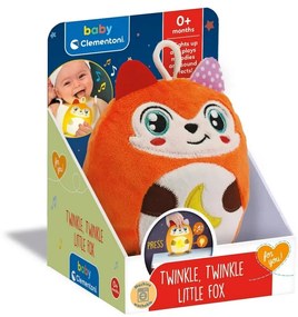 Vulpe interactivă din pluș Clemmy baby - cu lumină nocturnă și sunete