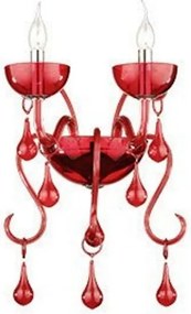 Aplica de perete LILLY AP2 rosso 73446
